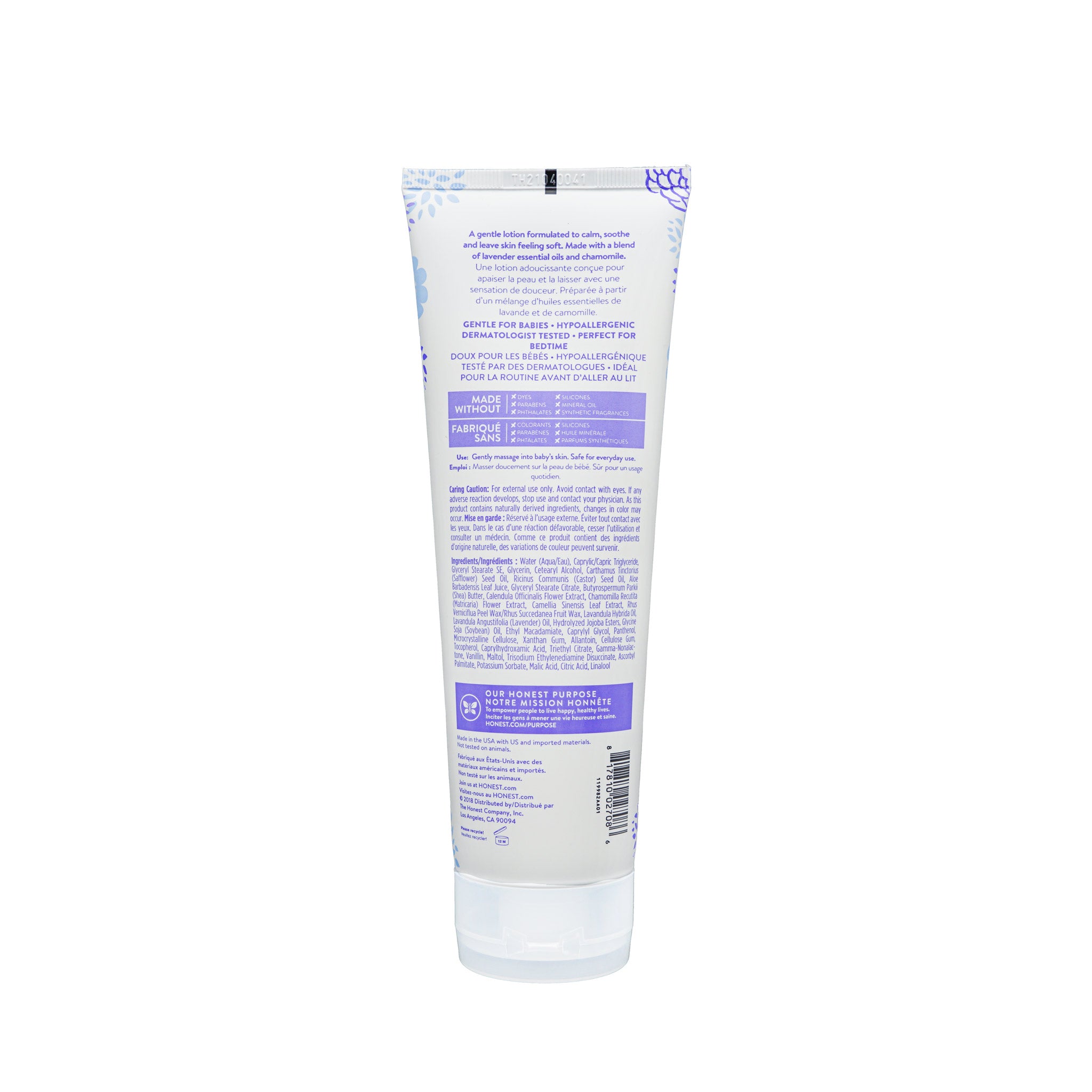 Honest Face + Body Lotion - Truly Calming 250mL