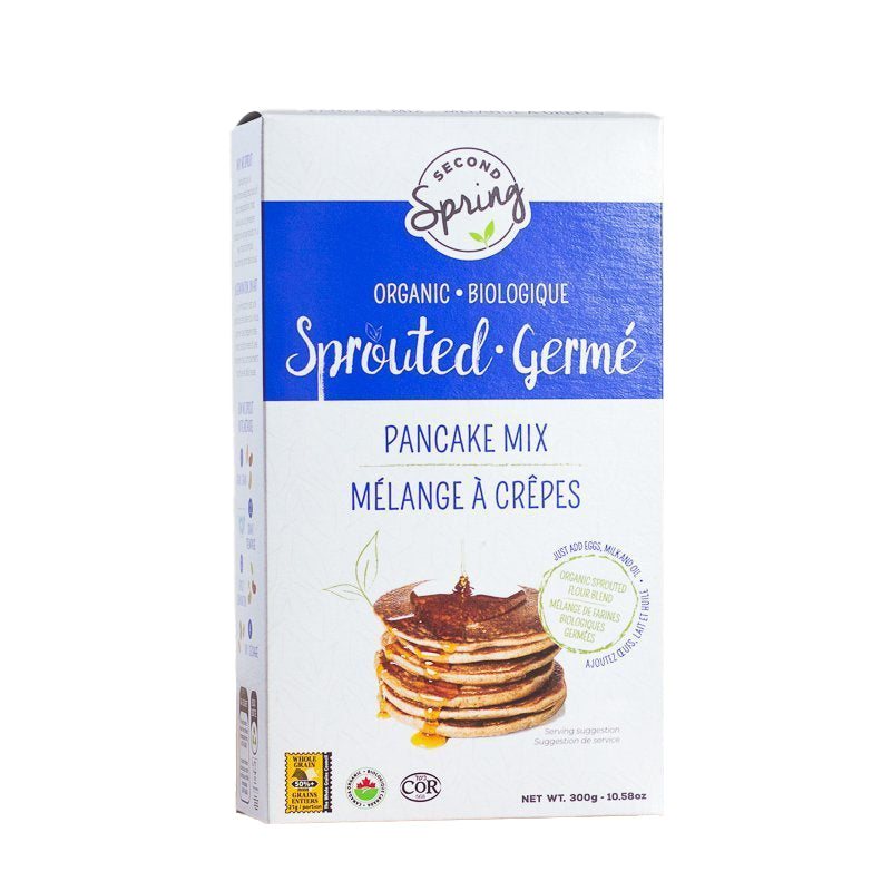 Second Spring Organic Sprouted Whole Grain Pancake Mix 300g