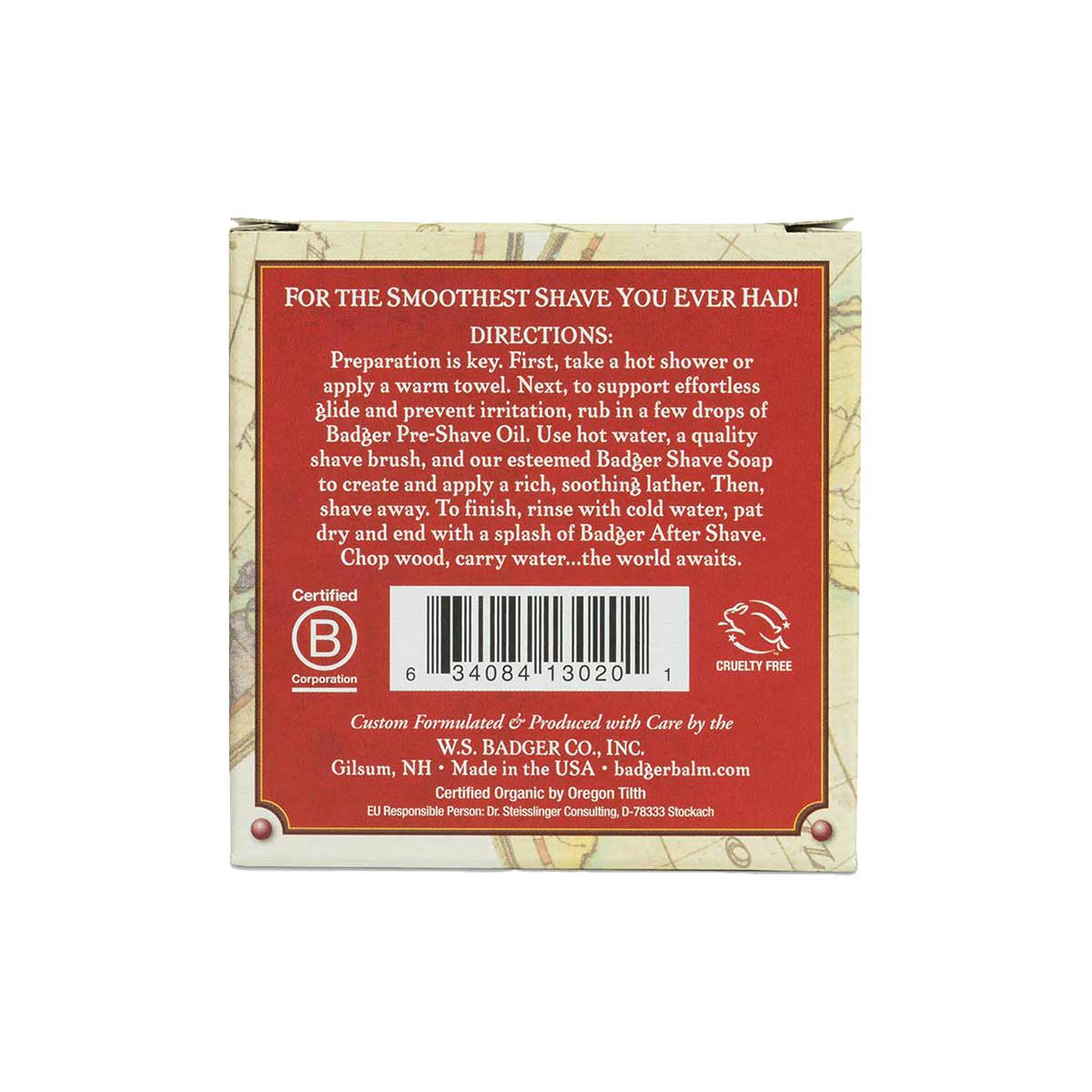 Badger Shaving Soap Bar 89g