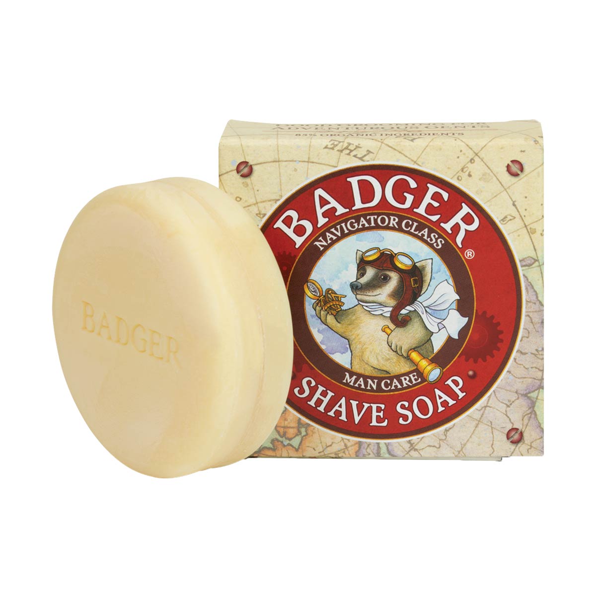 Badger Shaving Soap Bar 89g