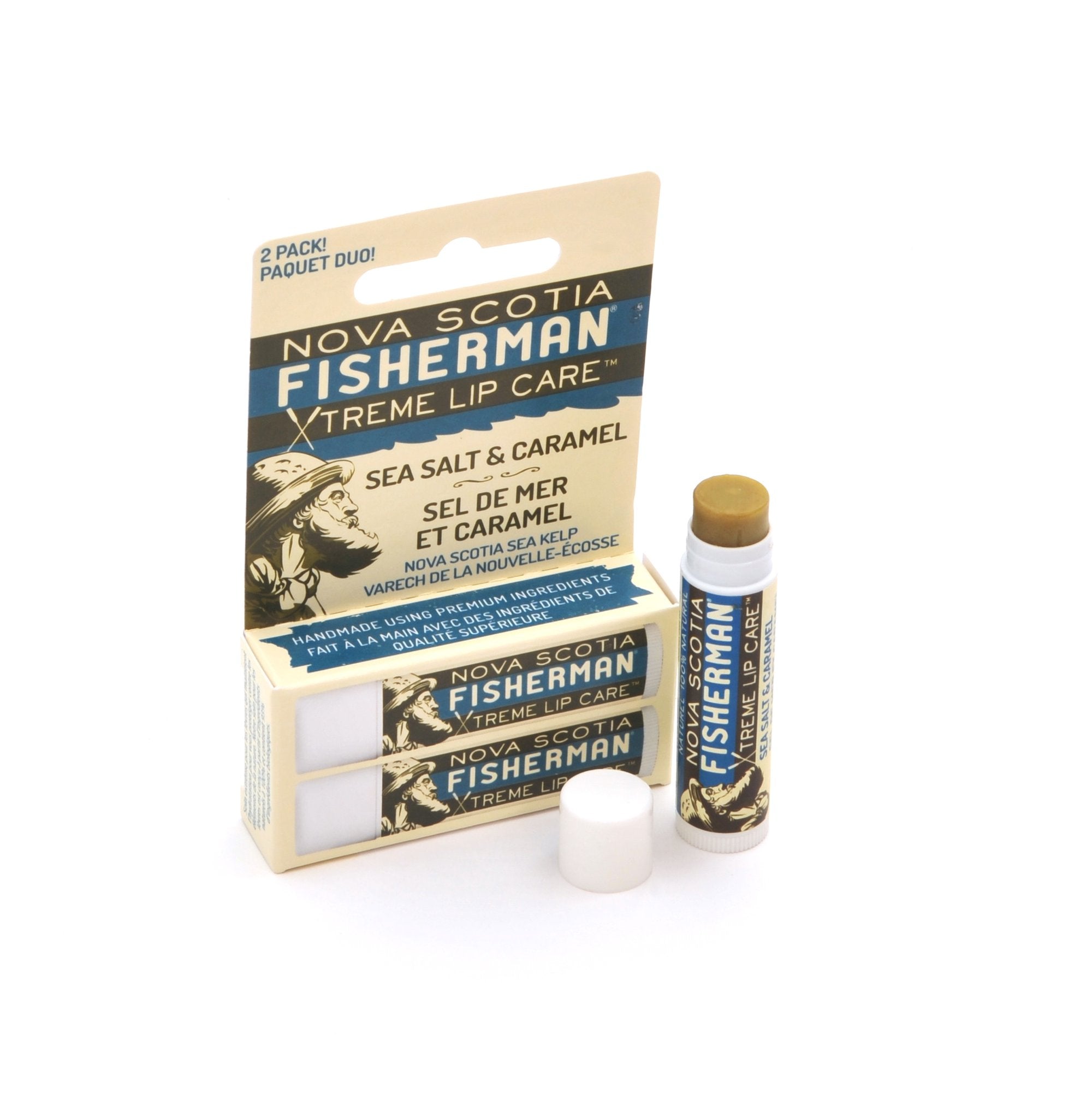 Fisherman Sea Salt & Caramel Lip Care Double Pack 10.4g