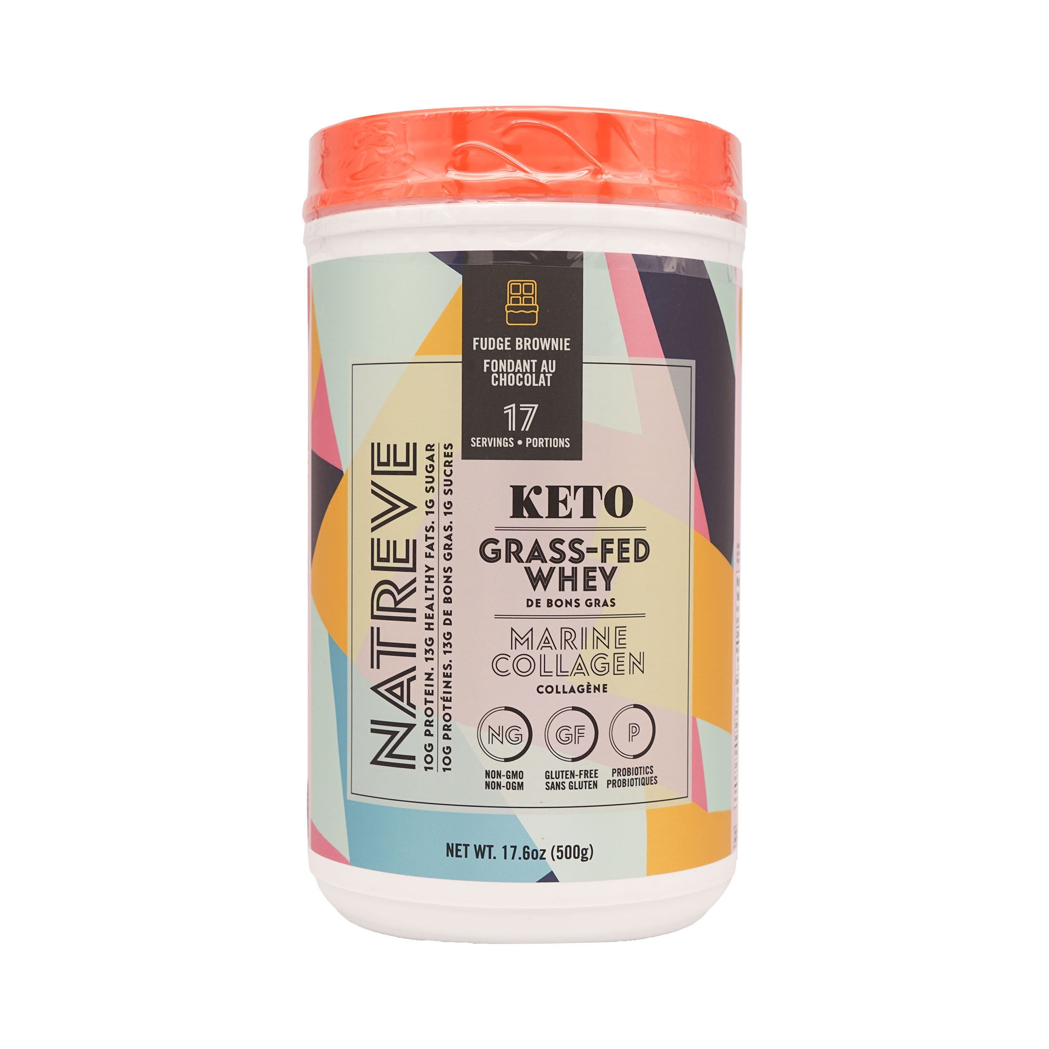 Natreve Keto Collagen Fudge Brownie 500g