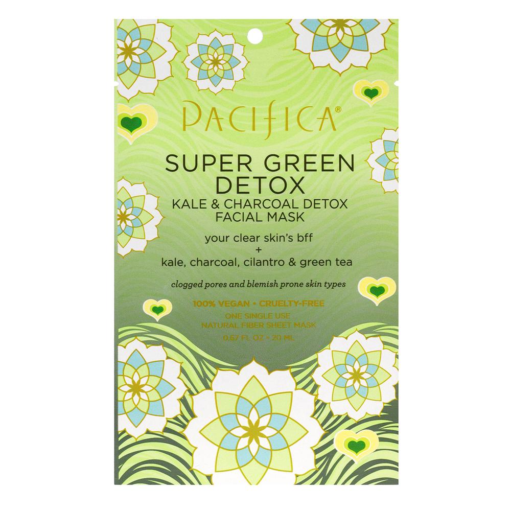 Pacifica Super Green Detox Kale & Charcoal Detox Facial Mask 20mL