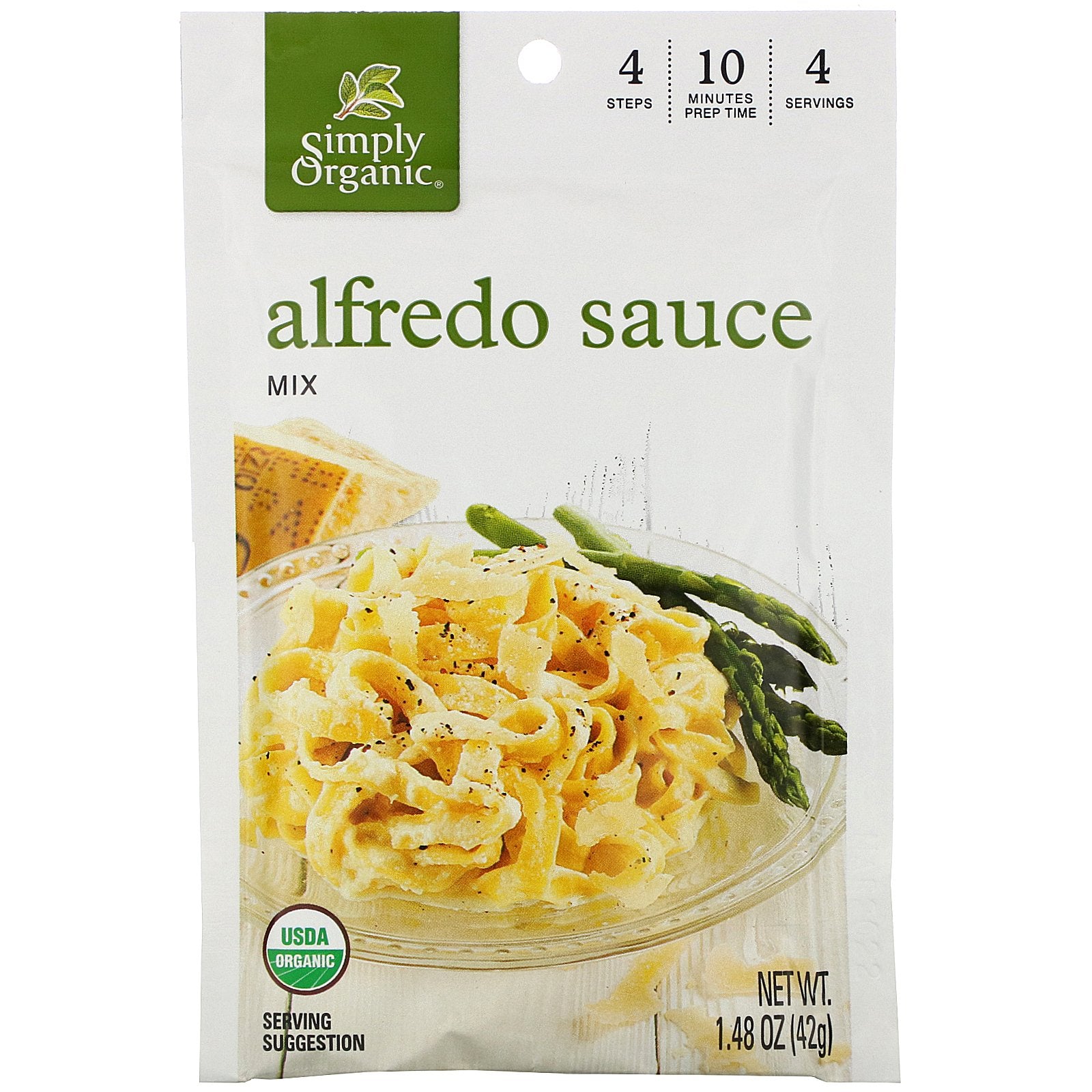 Simply Organic Alfredo Seasoning Mix 42g