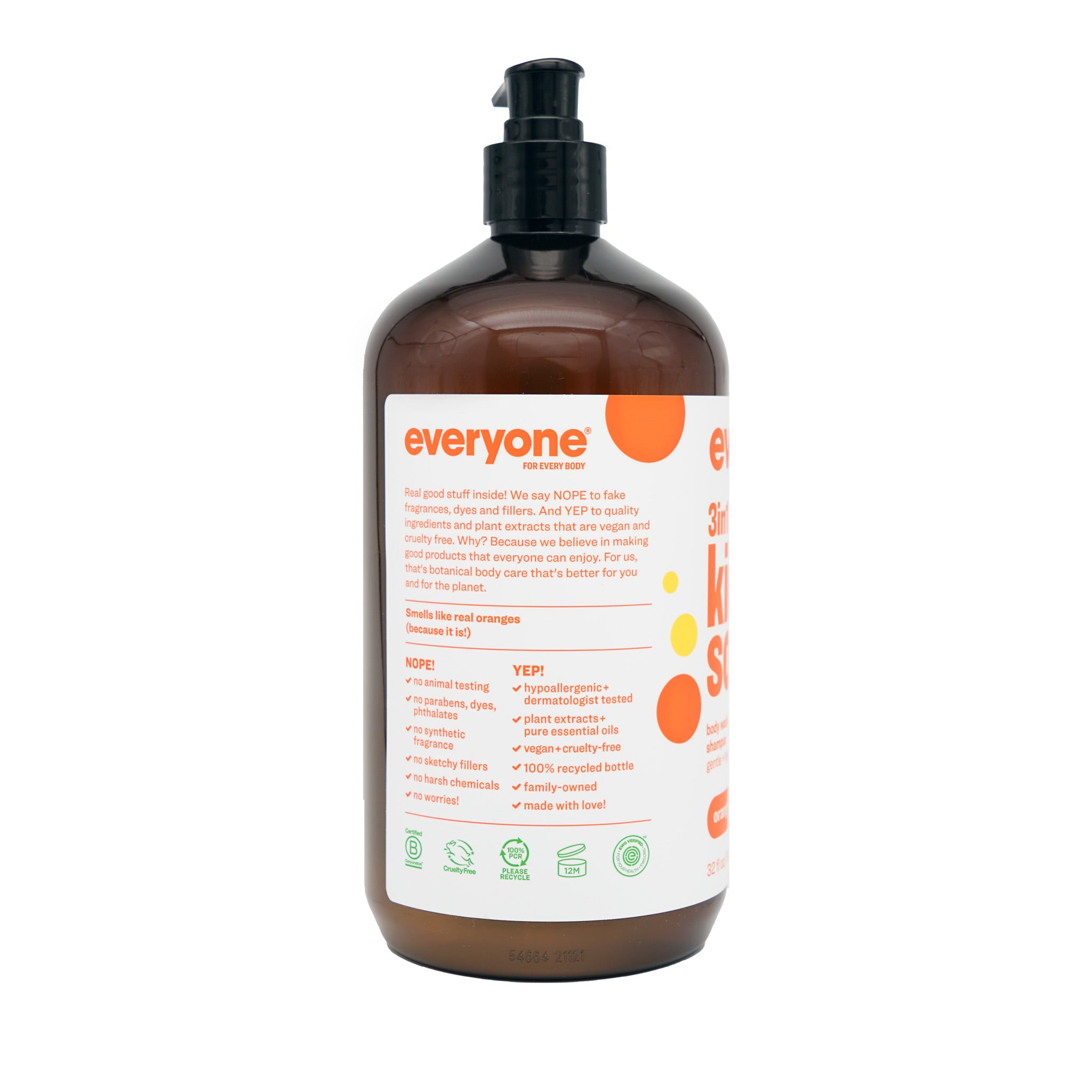 Everyone Kids 3-in-1 Soap Orange Squeeze 946mL