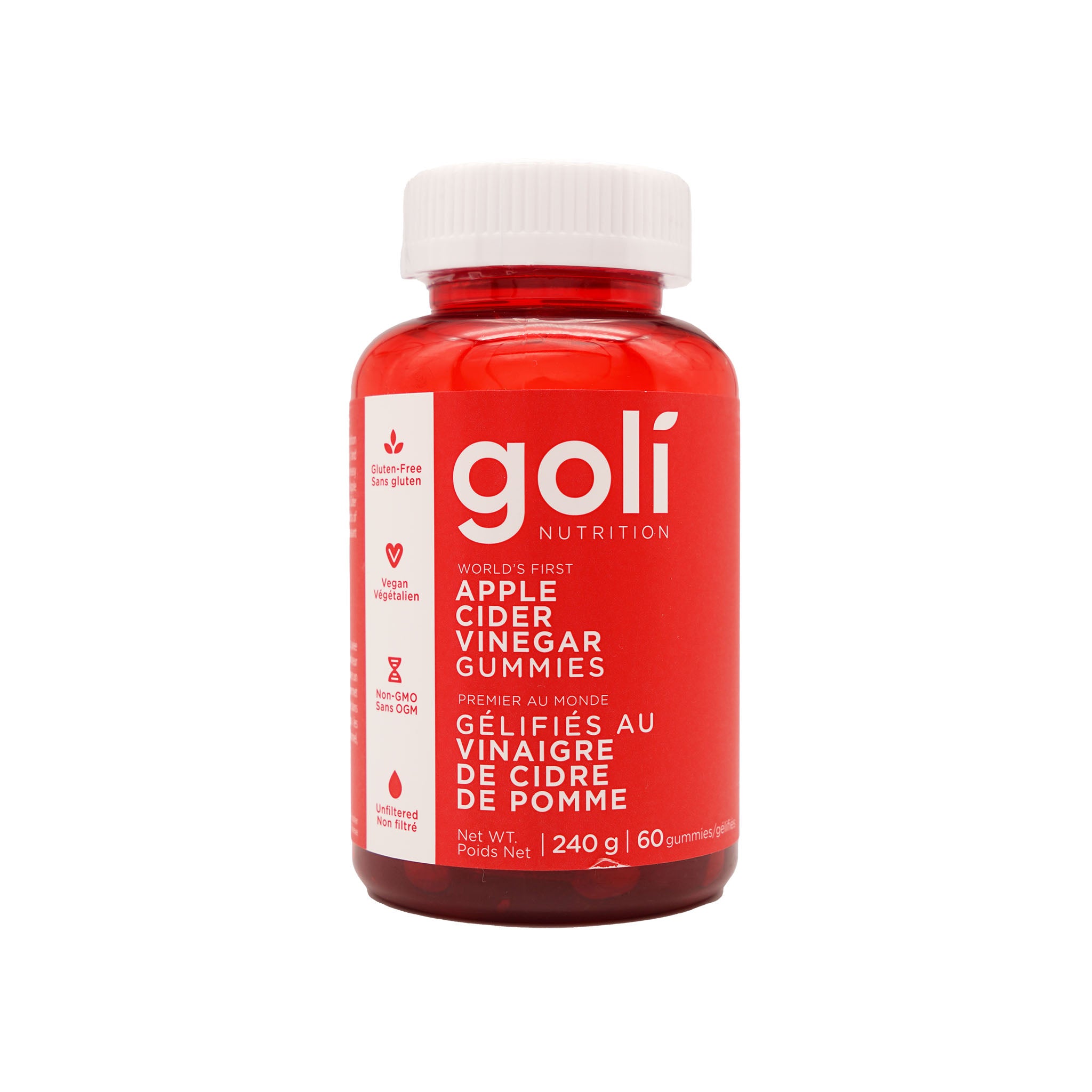 Goli Apple Cider Vinegar Gummy 60 gummies