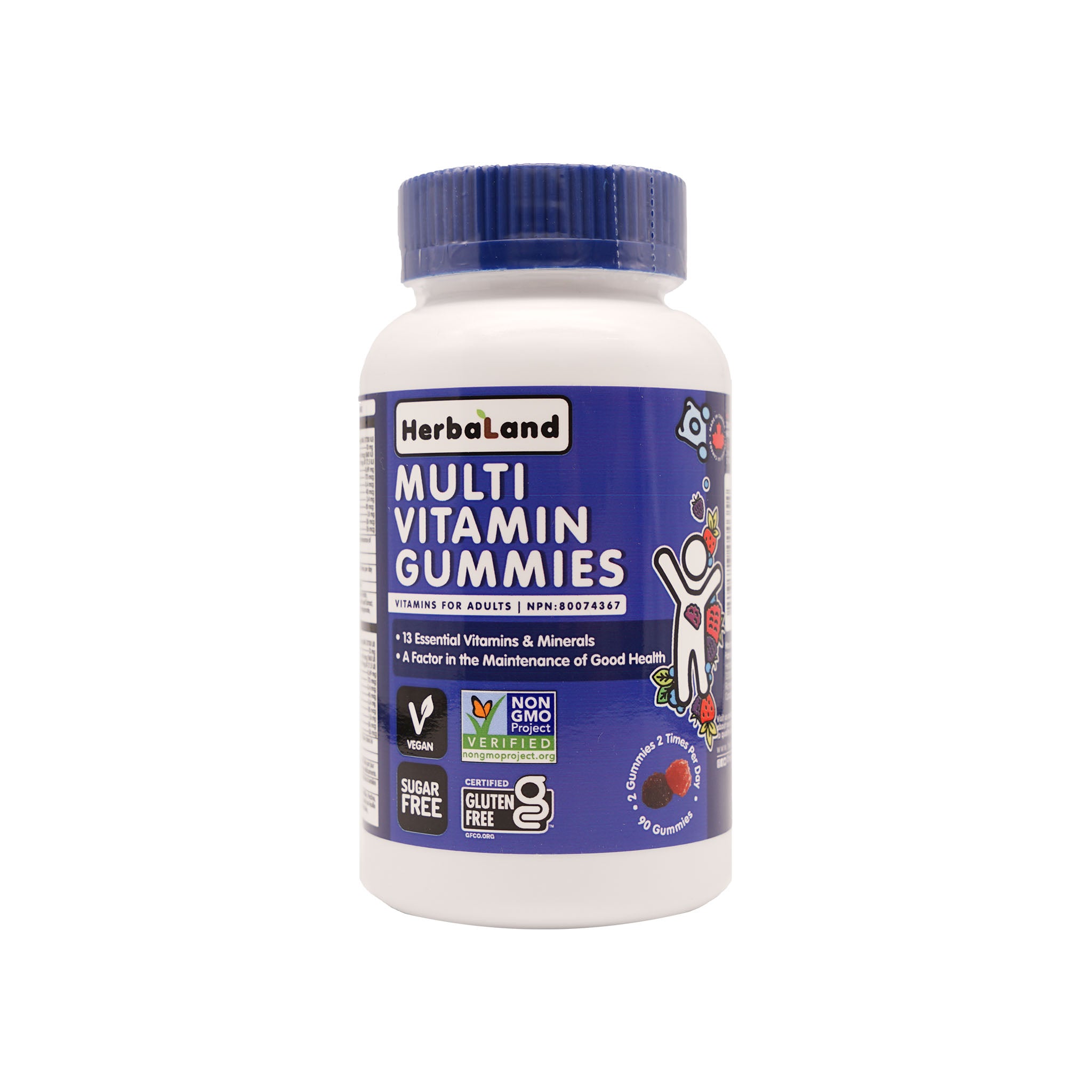 MultiVitamin Gummies For Adults (Sugar-Free) 90 Gummies