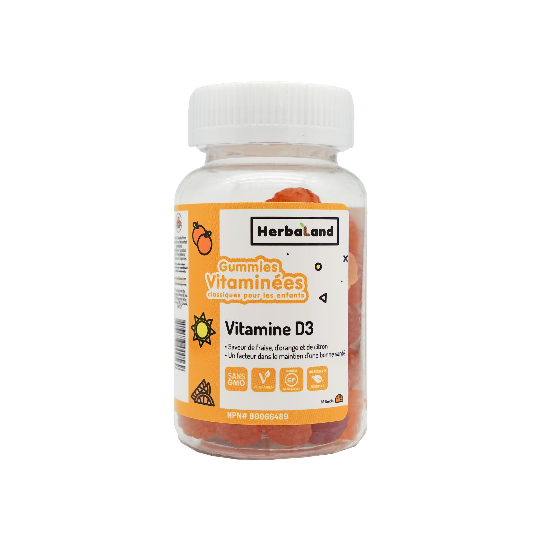 Vitamin D3 Classic Gummies For Kids 60 gummies
