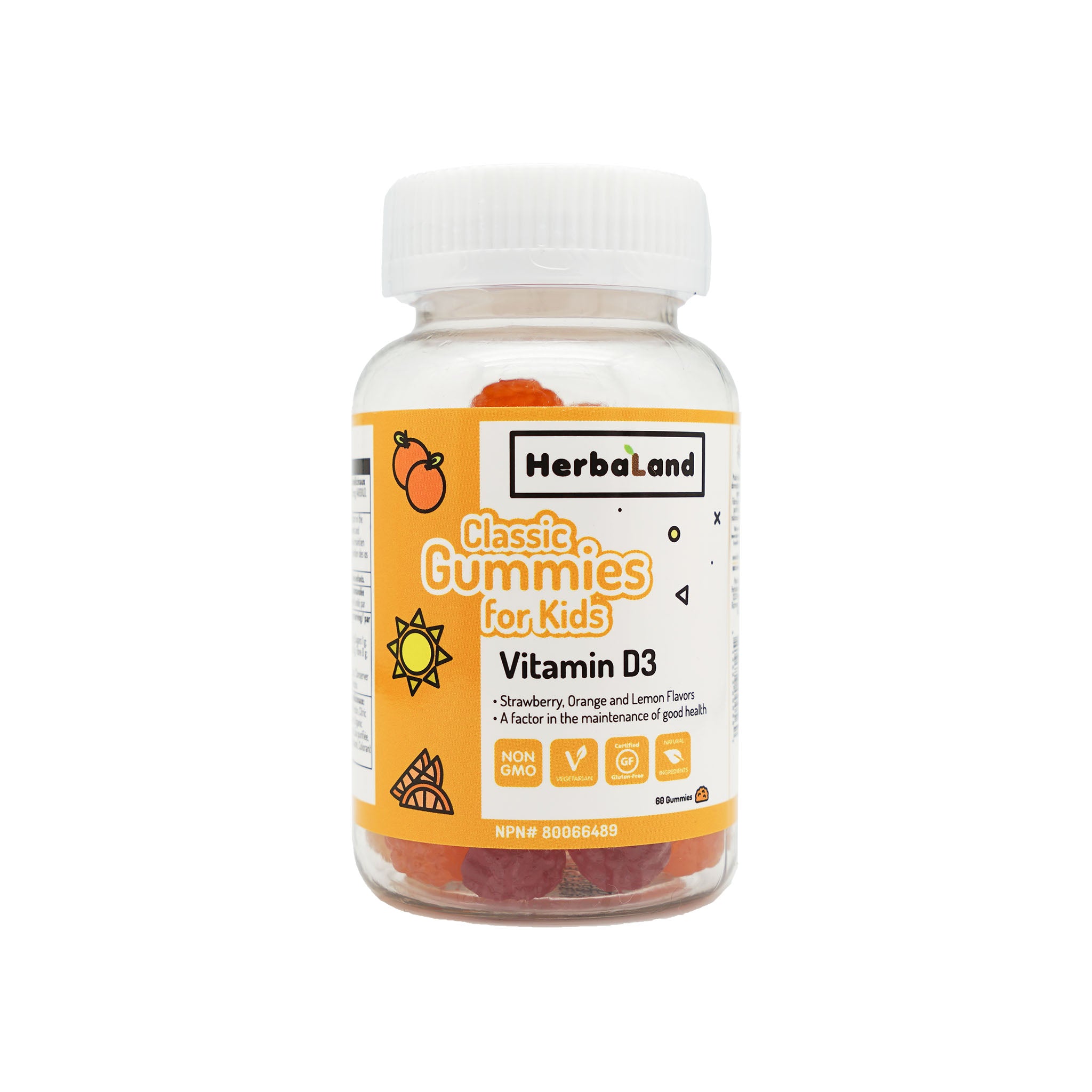 Vitamin D3 Classic Gummies For Kids 60 gummies