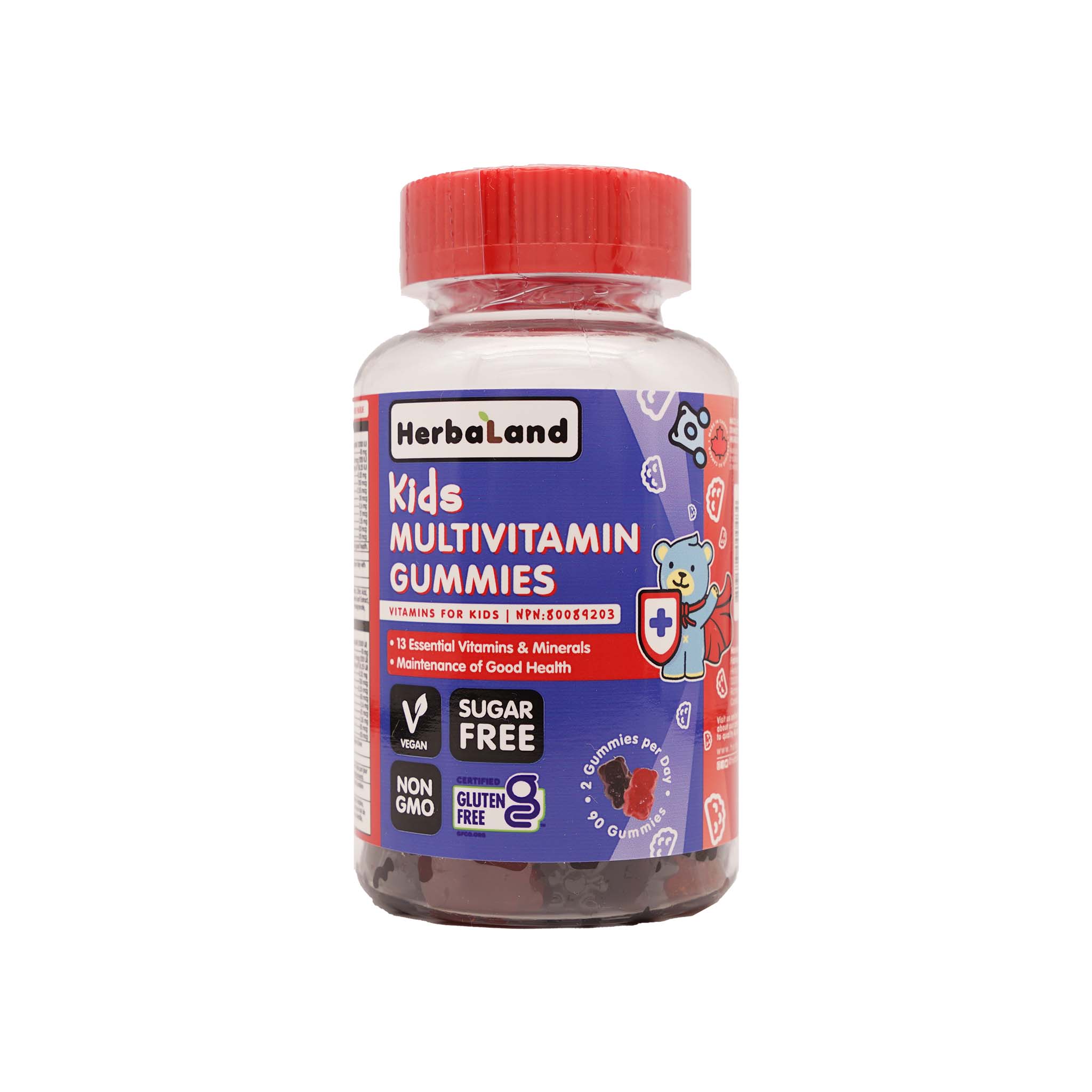 MultiVitamin Gummies For Kids (Sugar-Free) 90 Gummies