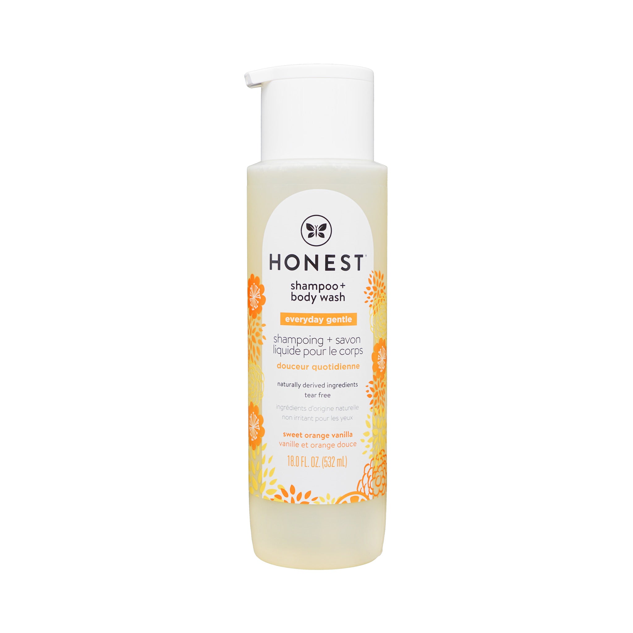 Honest Shampoo + Body Wash - Everyday Gentle 532mL