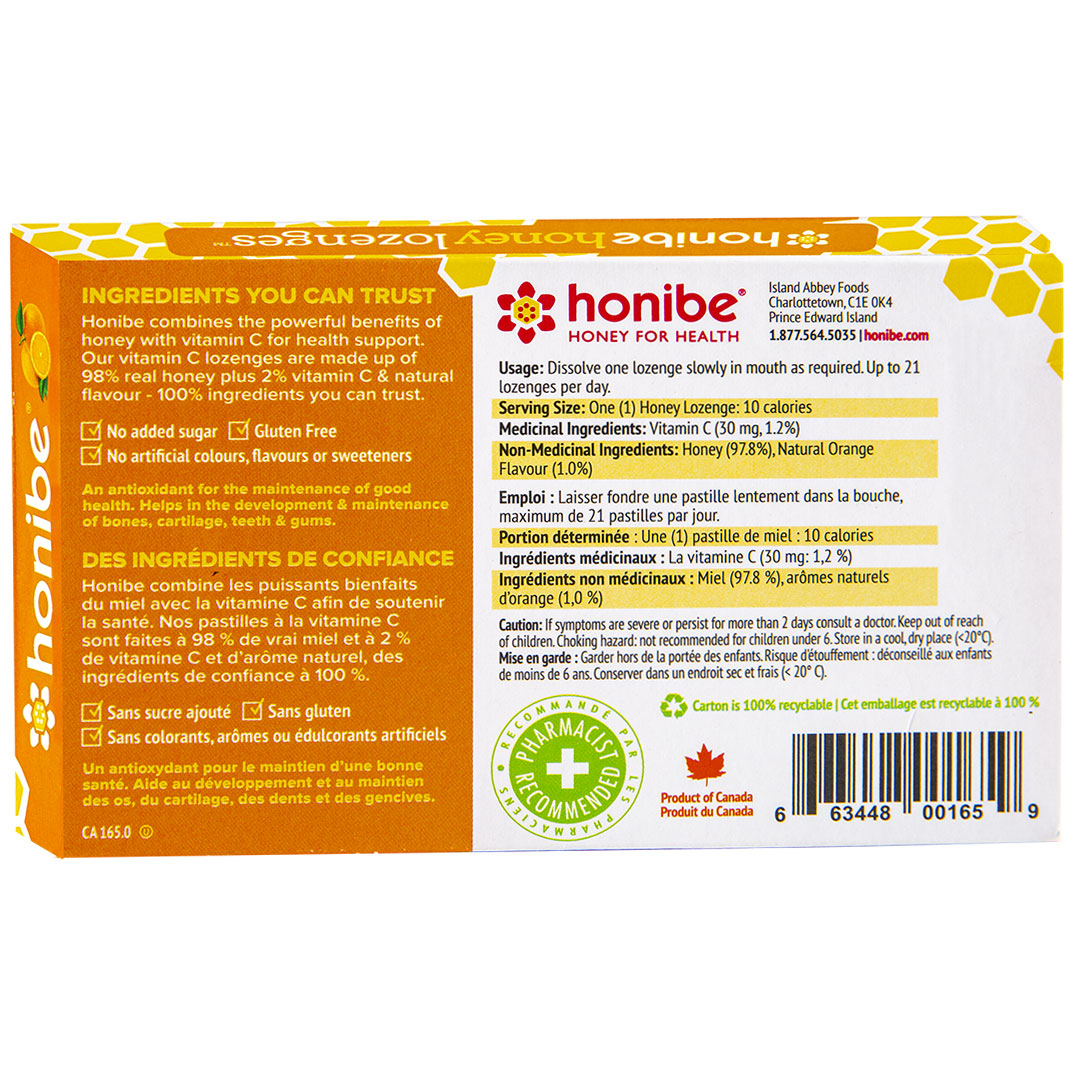 Honibe Vitamin C Boost Lozenges