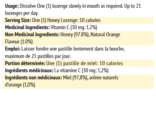 Honibe Vitamin C Boost Lozenges