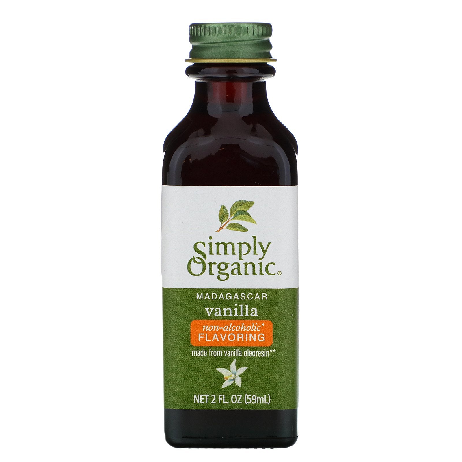 Simply Organic Pure Vanilla Extract (Non-Alcoholic) 59mL