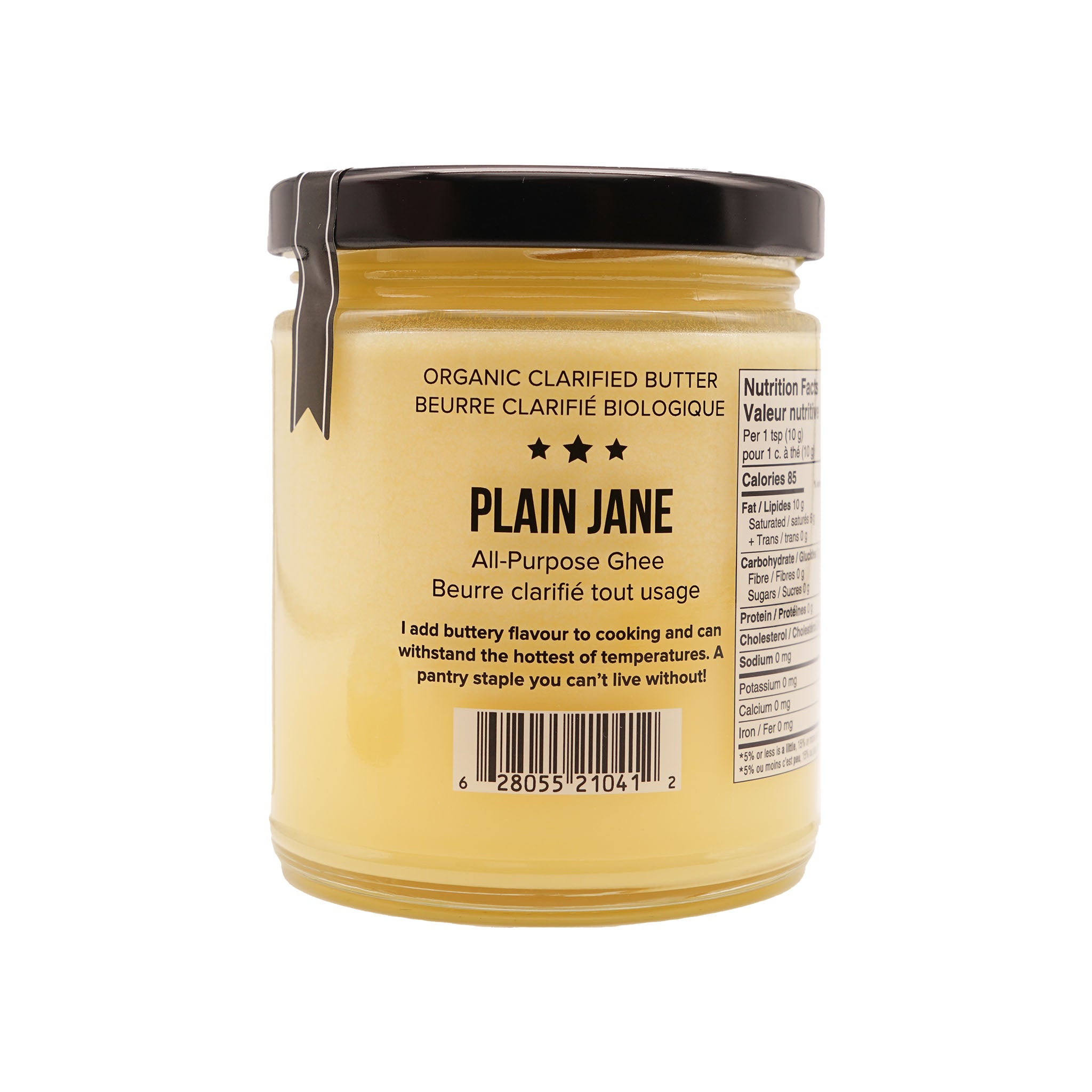 Lee's Ghee Plain Jane All-Purpose Ghee 210g