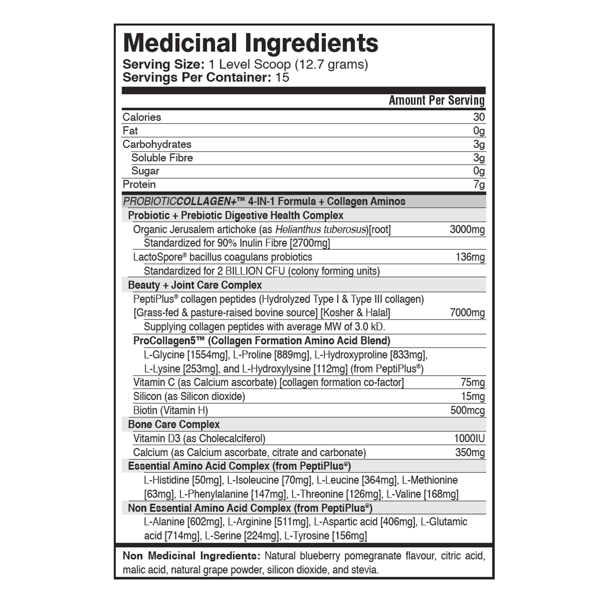 Nuvocare Health Sciences Vitacentials ProbioticCollagen+ 190g