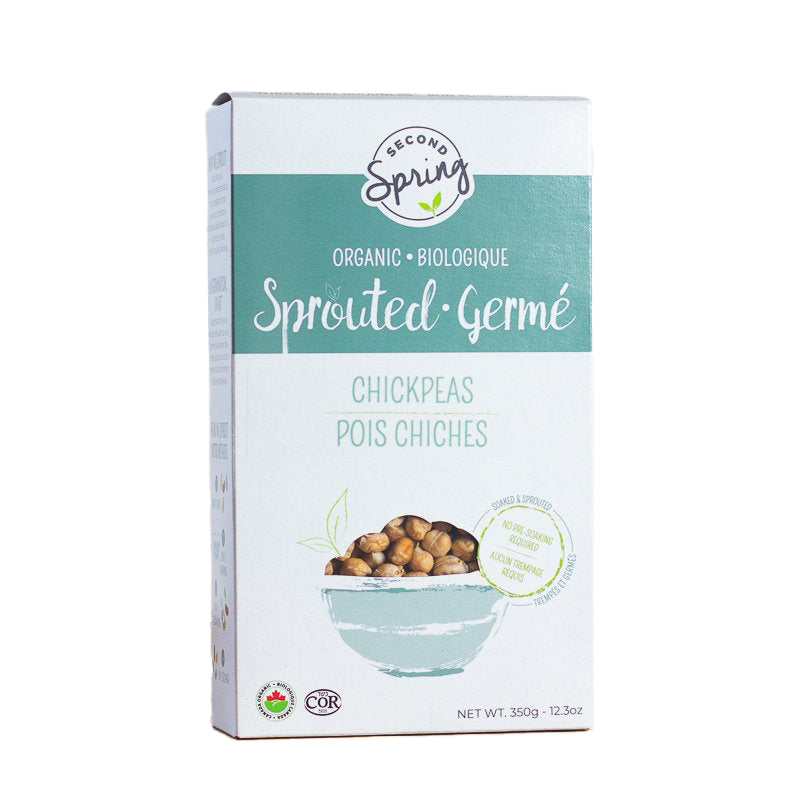 Second Spring Organic Sprouted Chickpeas 350g