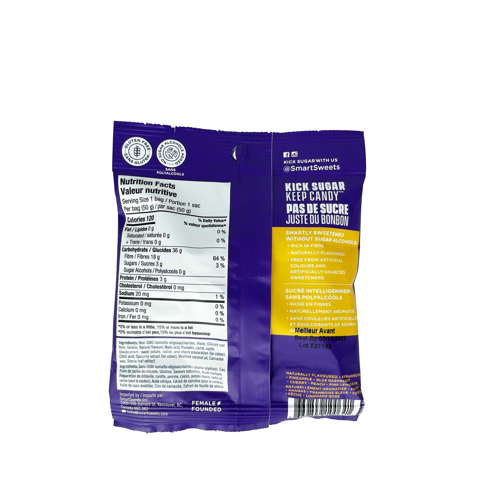 SmartSweets Gummy Worms 50g
