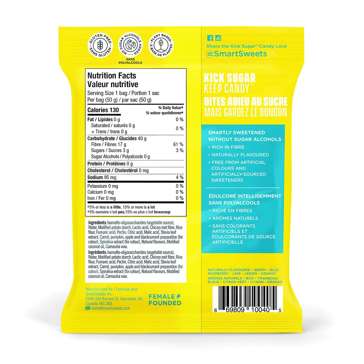 SmartSweets Sour Blast Buddies 50g