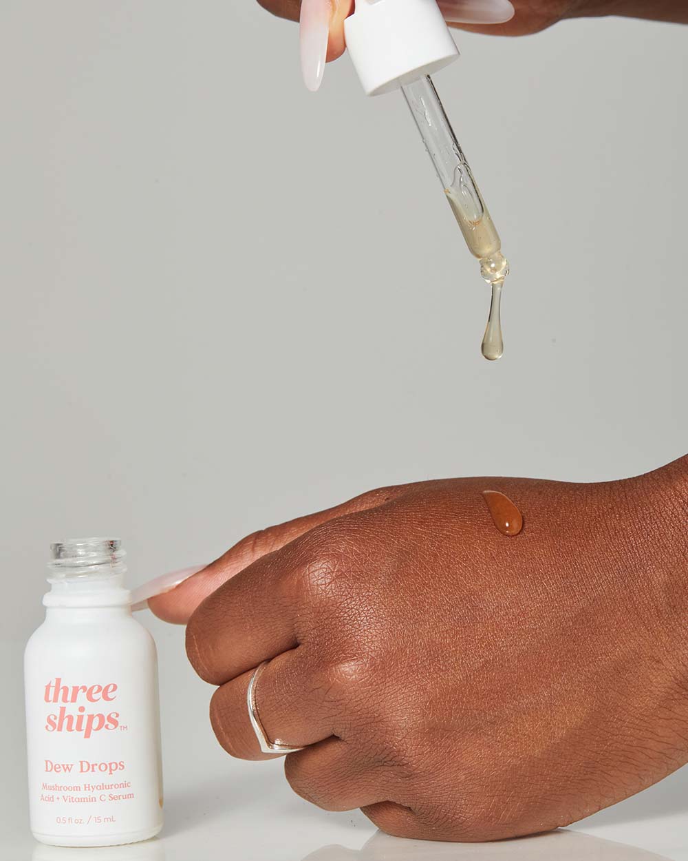 Three Ships | Dew Drops Mushroom Hyaluronic Acid + Vitamin C Serum