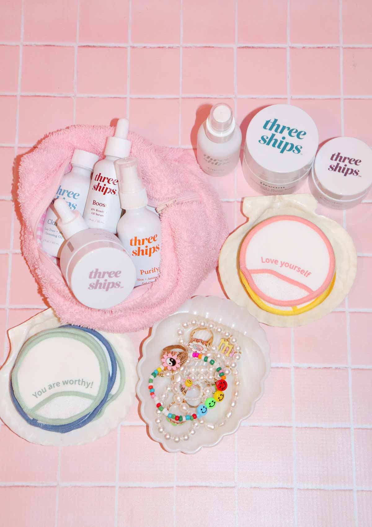 Three Ships | Get Clean Reusable Bamboo Cosmetic Rounds