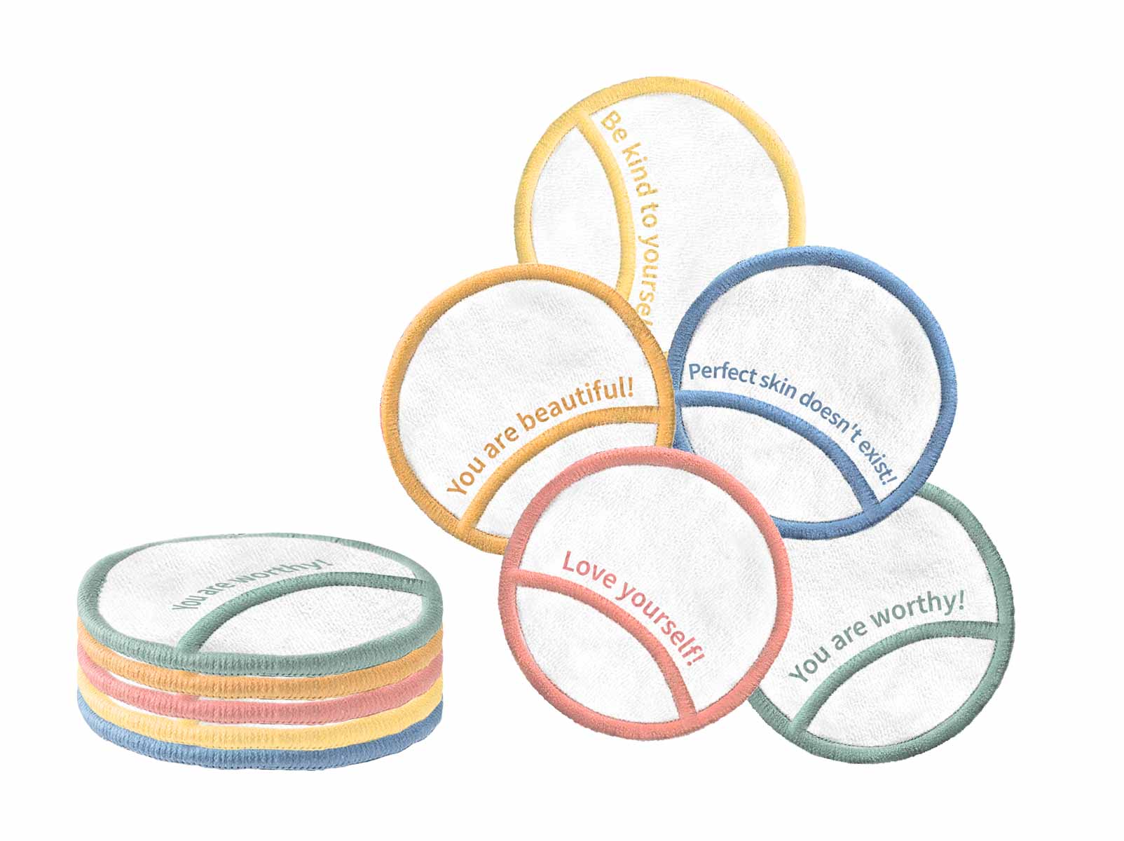 Three Ships | Get Clean Reusable Bamboo Cosmetic Rounds