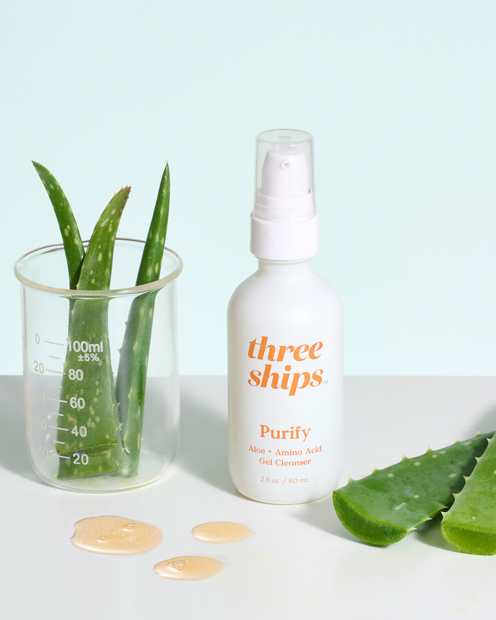 Three Ships | Purify Aloe + Amino Acid Cleanser