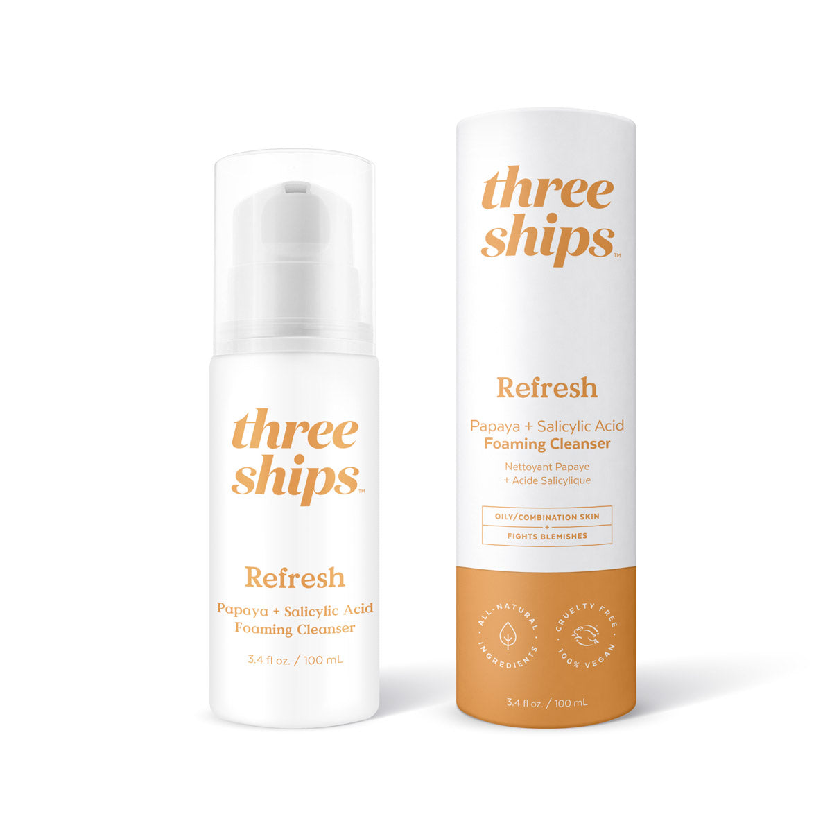 Three Ships | Refresh Papaya + Salicylic Acid Cleanser