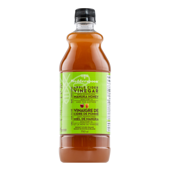 Wedderspoon Apple Cider Vinegar with Manuka Honey 750mL